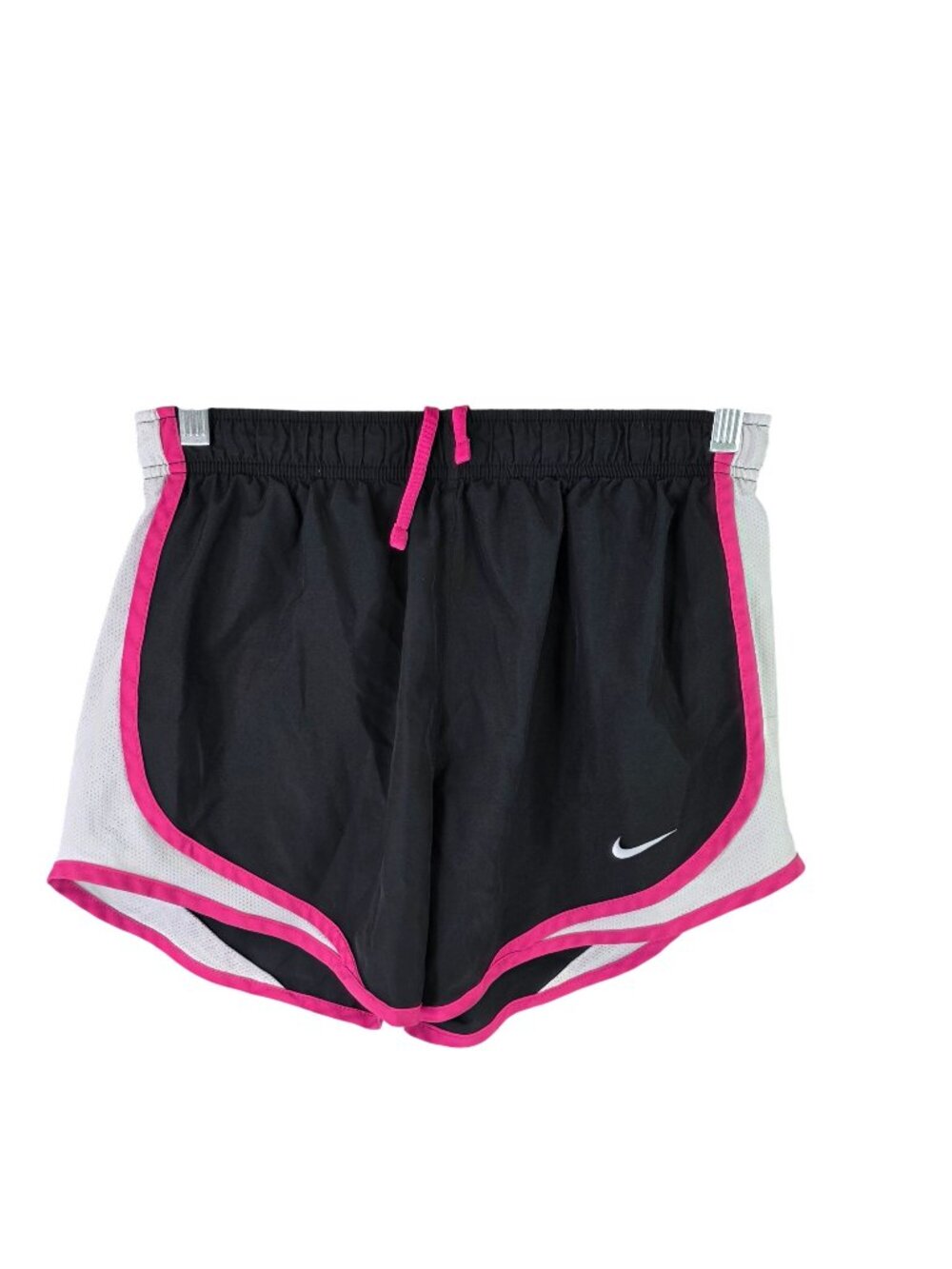 Womens Nike Black & Pink Dri-Fit Running Shorts Inner Liner 4" Inseam Size S